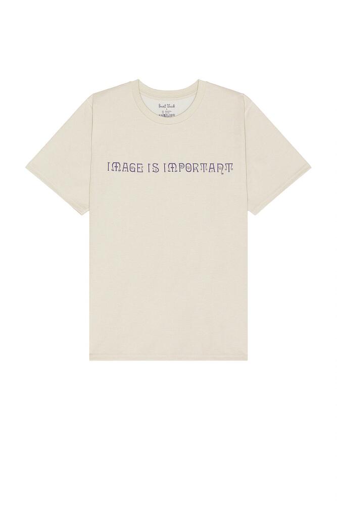 South2 West8 Short Sleeve Crew Neck Tee Image Is Important in Grey Cover