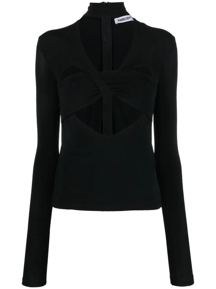 AMBUSH cut-out top - Black Cover