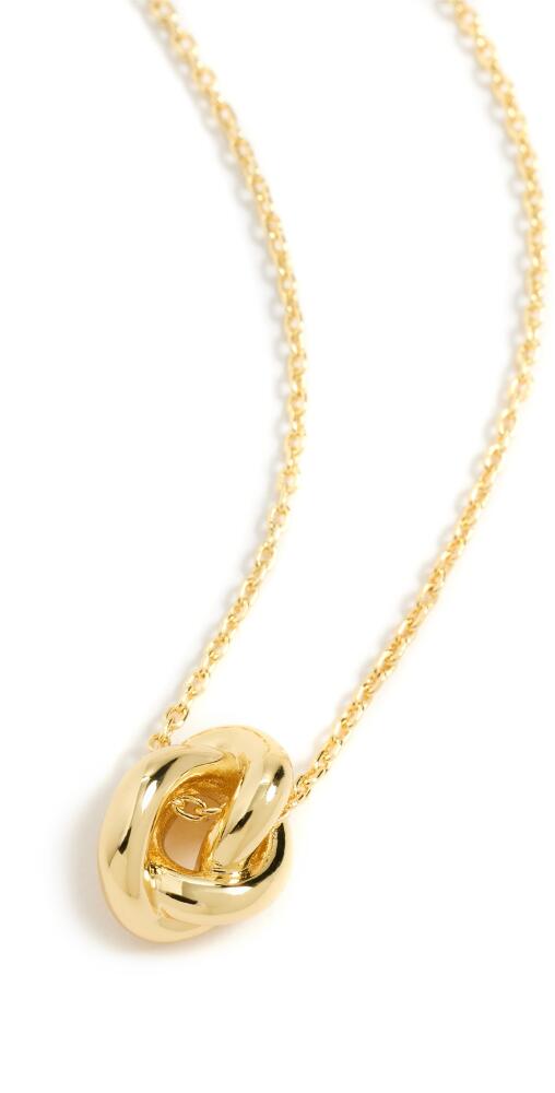 Gorjana Infinity Knot Necklace Gold Plated Cover