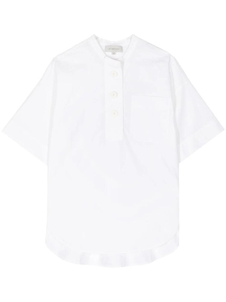 Lee Mathews Tate cotton shirt - White Cover