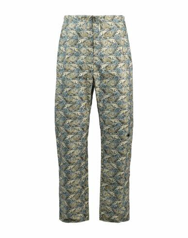 Bottega Veneta Fish Puzzle Print Pants Man Pants Multicolored Cotton Cover