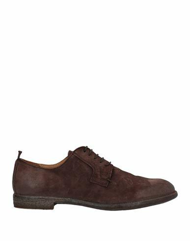 Moma Man Lace-up shoes Dark brown Soft Leather Cover