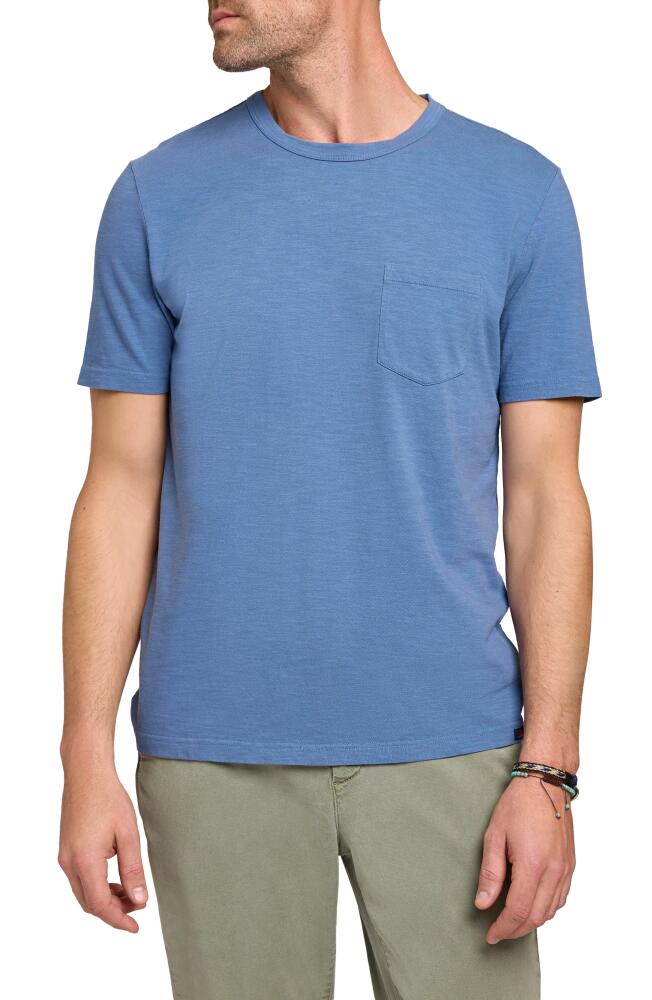 Faherty SUNWASHED POCKET TEE in Blue Horizon Cover