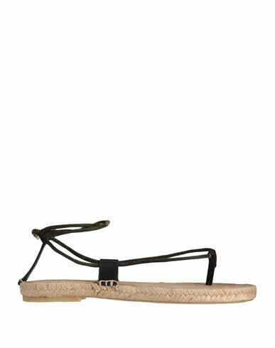 Alberta Ferretti Woman Espadrilles Black Leather, Textile fibers Cover