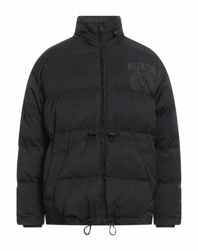 Valentino Garavani Man Puffer Black Polyester, Elastomultiester, Polyamide Cover