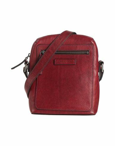 The Bridge Man Cross-body bag Brick red Leather Cover