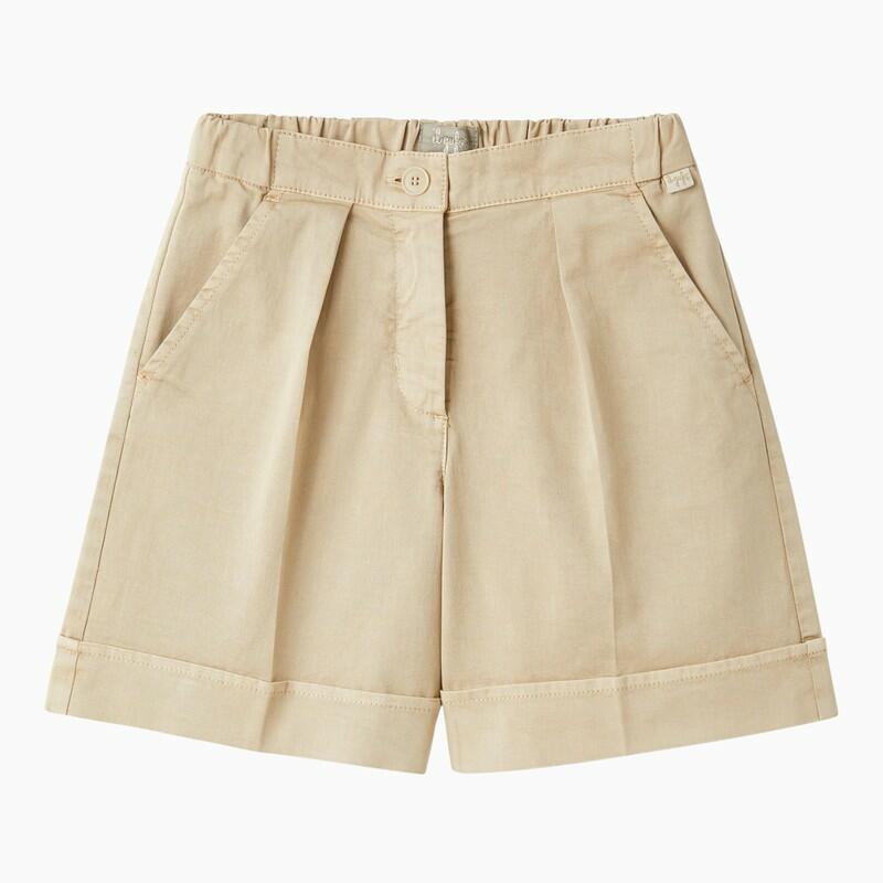 Il Gufo Beige cotton bermuda shorts Cover