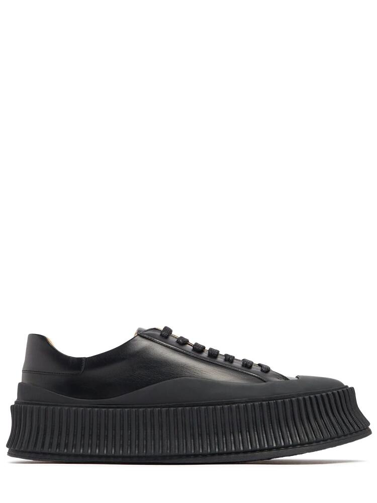 JIL SANDER 40mm Vulcanized Leather Sneakers Cover