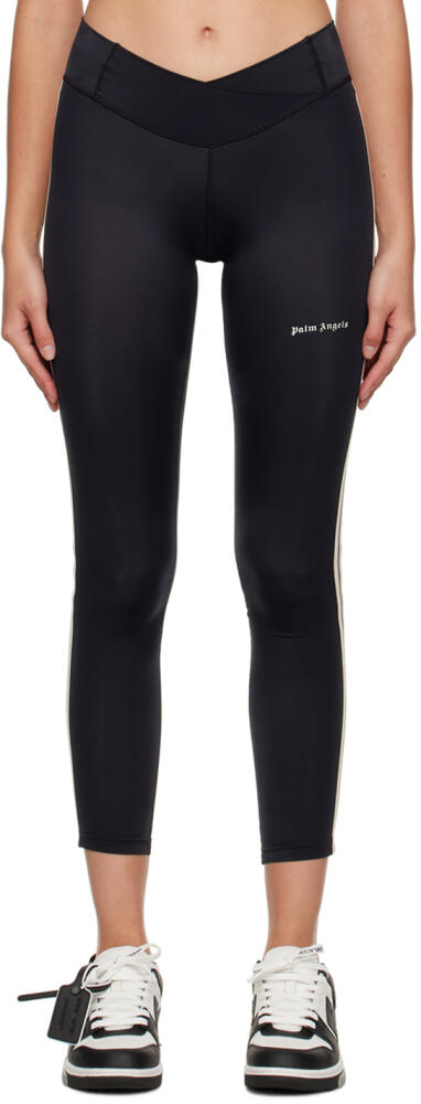 Palm Angels Black New Classic Leggings Cover