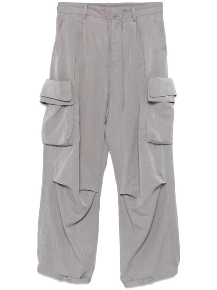 Y-3 cuffed cargo pants - Grey Cover