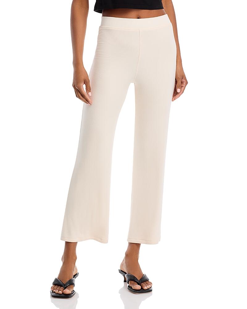 Atm Anthony Thomas Melillo Ribbed Cropped Flare Pants Cover