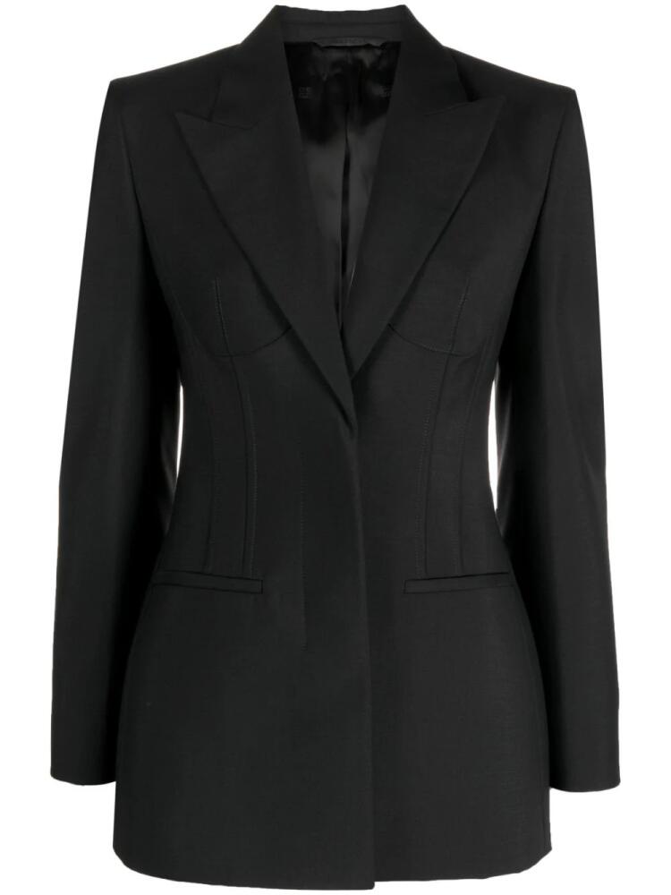 Givenchy concealed single-breasted blazer - Black Cover