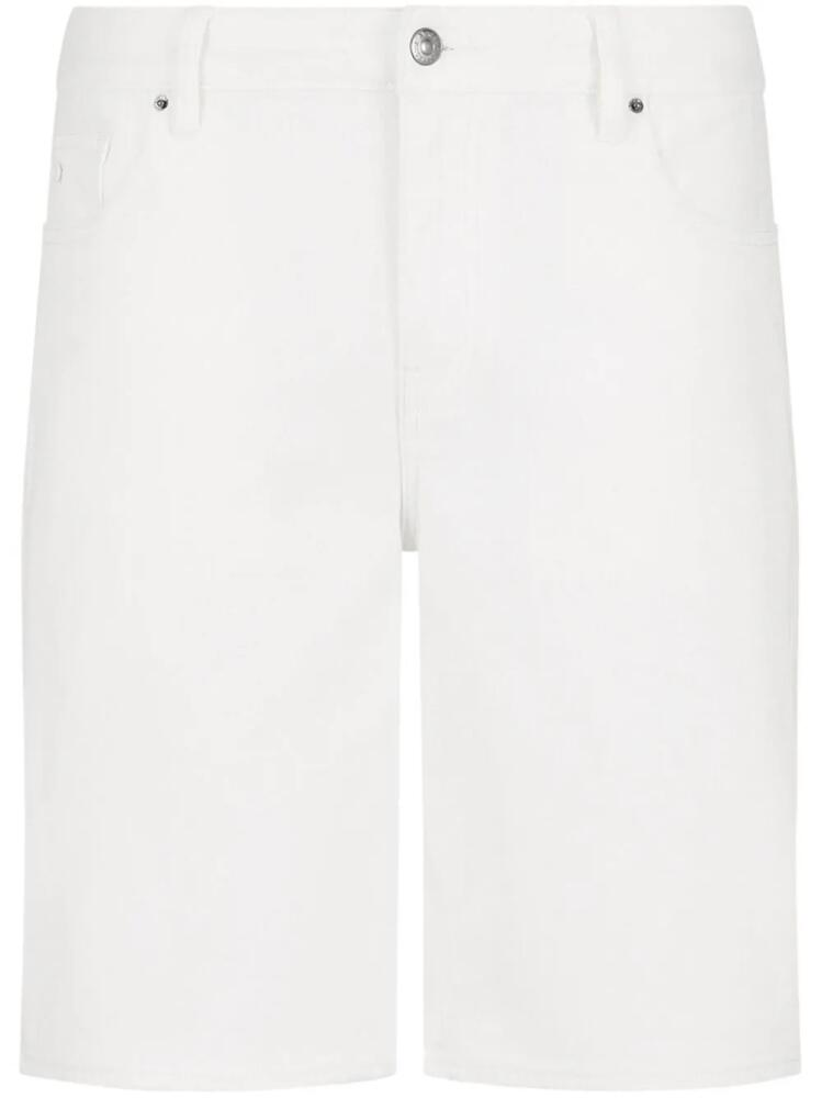 Armani Exchange logo-embroidered shorts - White Cover