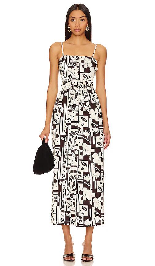 MINKPINK Joan Midi Dress in Brown Cover