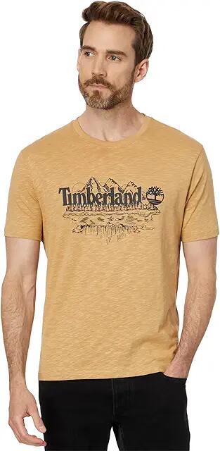 Timberland Short Sleeve Graphic Slub Tee (Light Wheat Boot) Men's T Shirt Cover