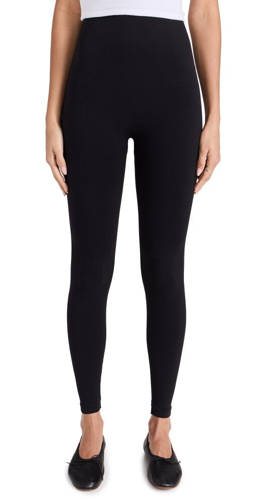 SPANX High Waisted Look at Me Now Leggings Very Black Cover