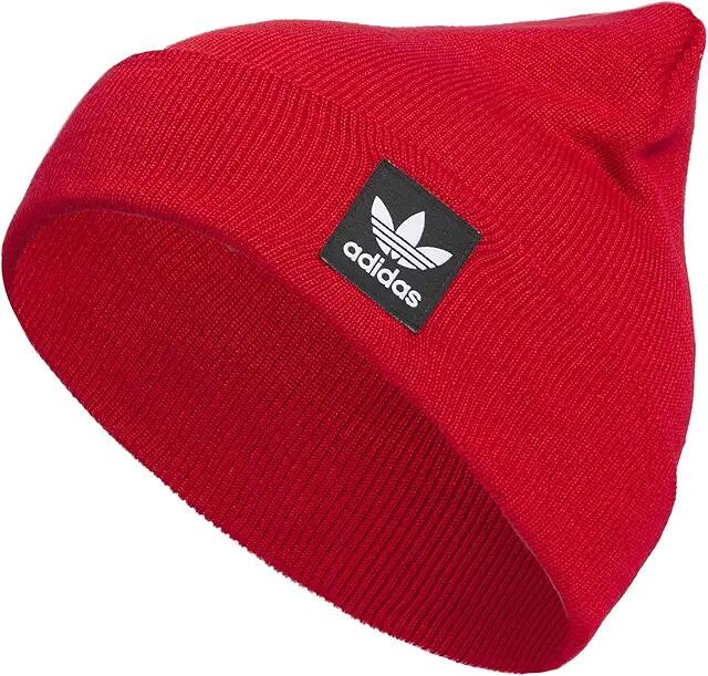 adidas Originals Grove Beanie (Better Scarlet/Black) Caps Cover