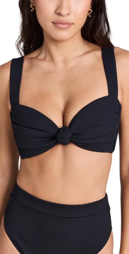 Montce Hayden Bikini Top Black Rib Cover