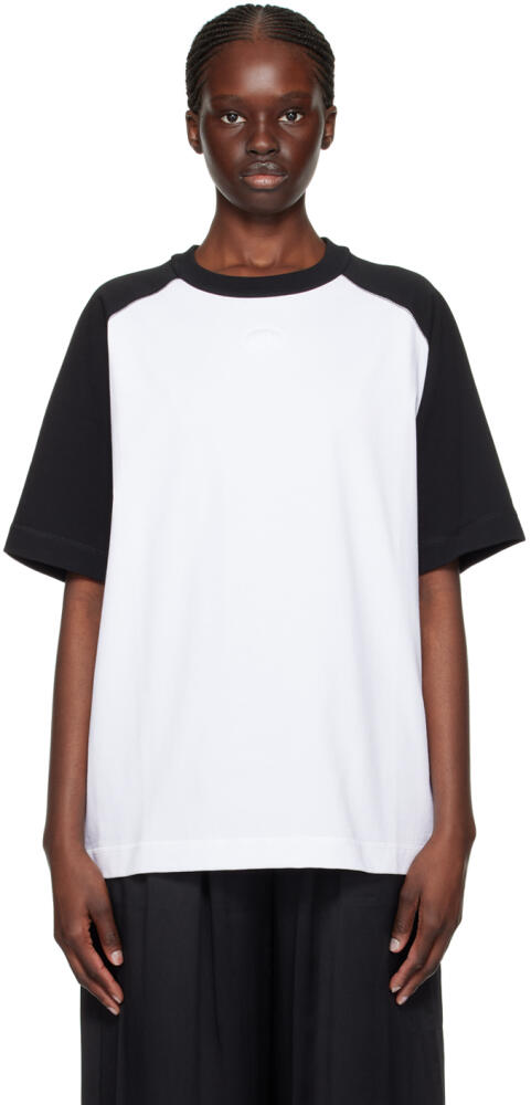 Alexander Wang White & Black Raglan T-Shirt Cover