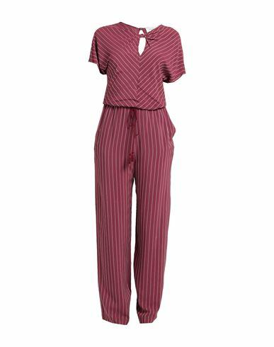 Katia Giannini Woman Jumpsuit Deep purple Acetate, Silk, Polyester Cover