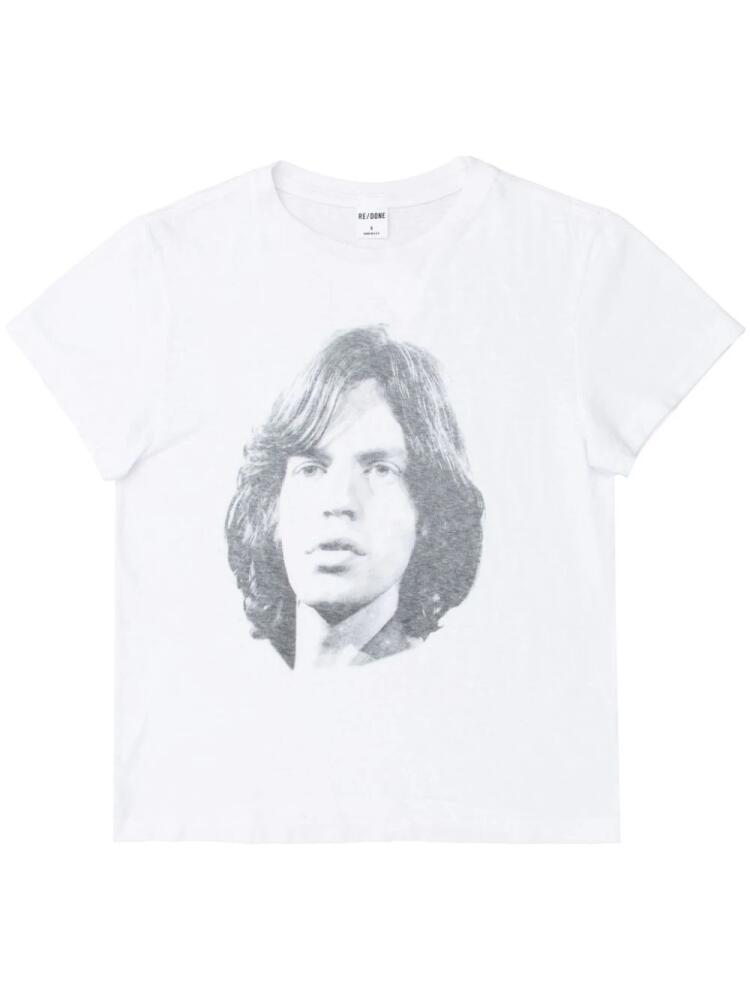 RE/DONE Mick Jagger Classic t-shirt - White Cover