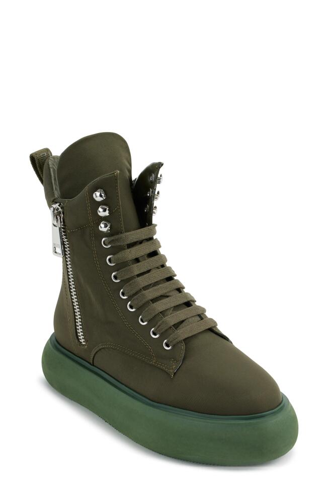 DKNY Aken Sneaker Boot in Army Green Cover