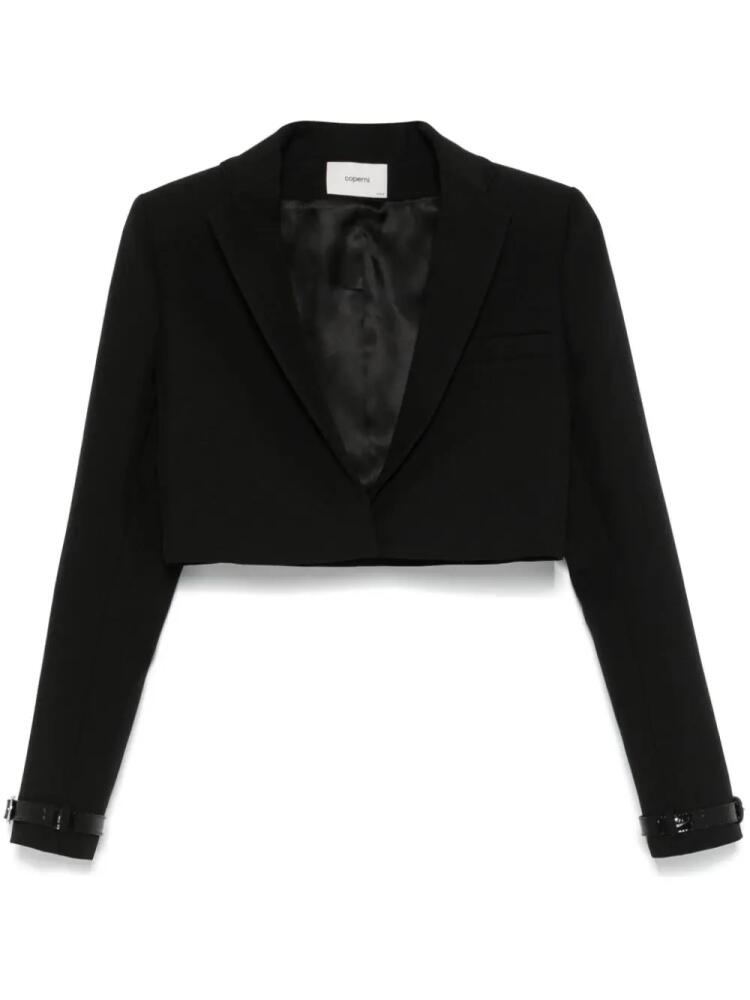 Coperni cropped blazer - Black Cover