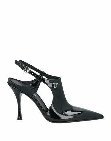 Dsquared2 Woman Pumps Black Soft Leather Cover