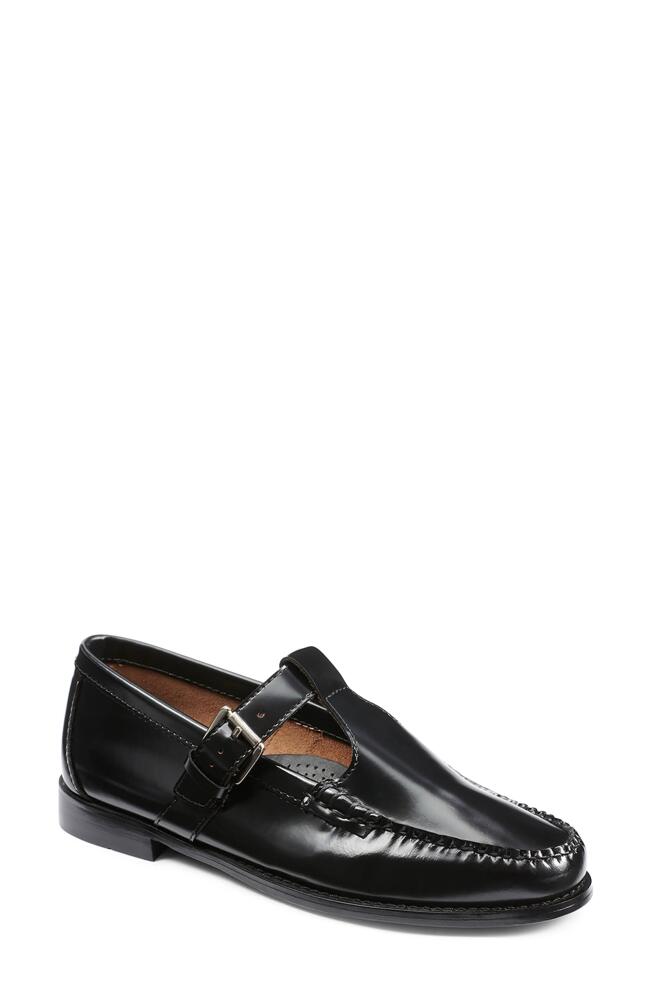 G. H.BASS Weejuns Mary Jane Moc Toe Loafer in Black Cover