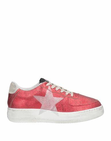 Nira Rubens Woman Sneakers Red Soft Leather Cover