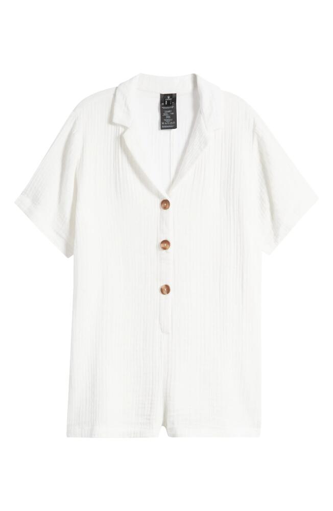 Volcom Easy Breezy Cover-Up Romper in Star White Cover