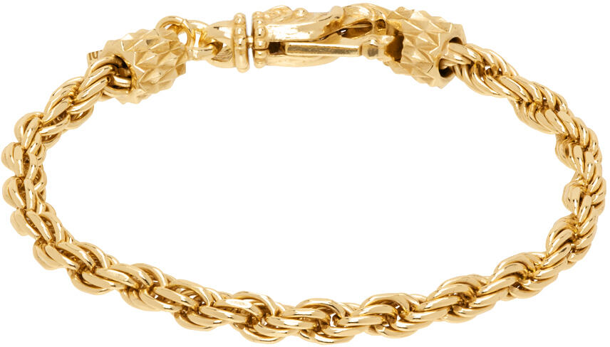 Emanuele Bicocchi Gold Rope Chain Bracelet Cover