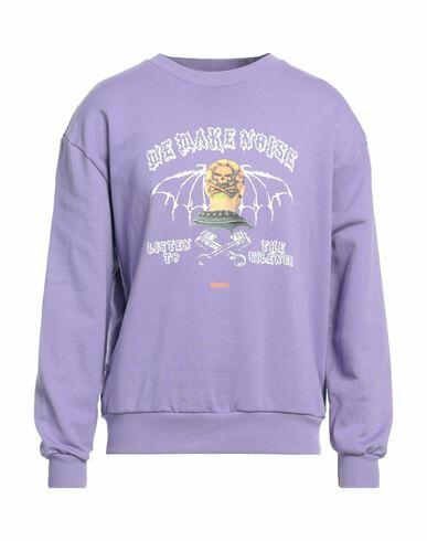 Self Made By Gianfranco Villegas Man Sweatshirt Light purple Cotton Cover