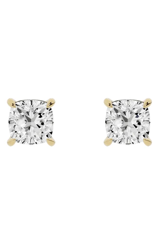 Jennifer Fisher 18K Gold Cushion Cut Lab Created Diamond Stud Earrings in 18K Yellow Gold Cover