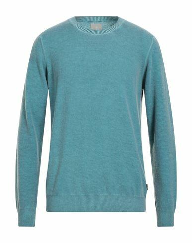 At. p.co Man Sweater Turquoise Wool, Polyamide Cover