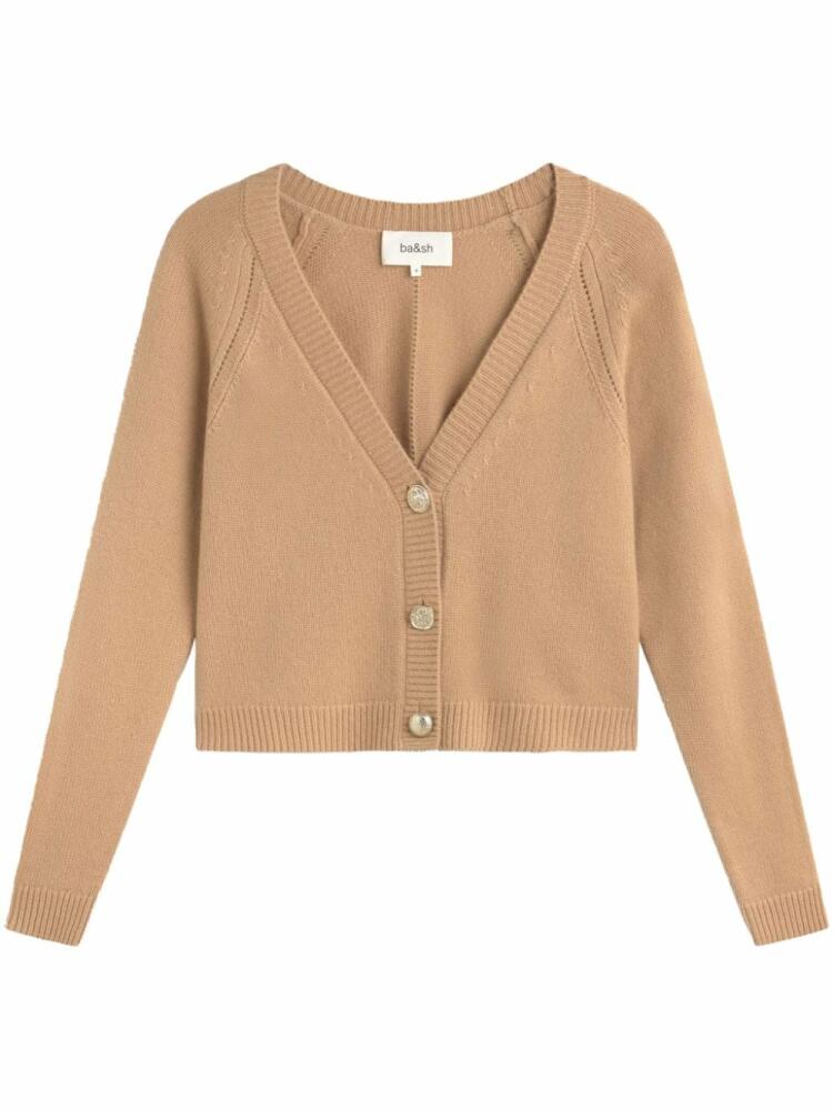 Ba&Sh v-neck cashmere cardigan - Neutrals Cover