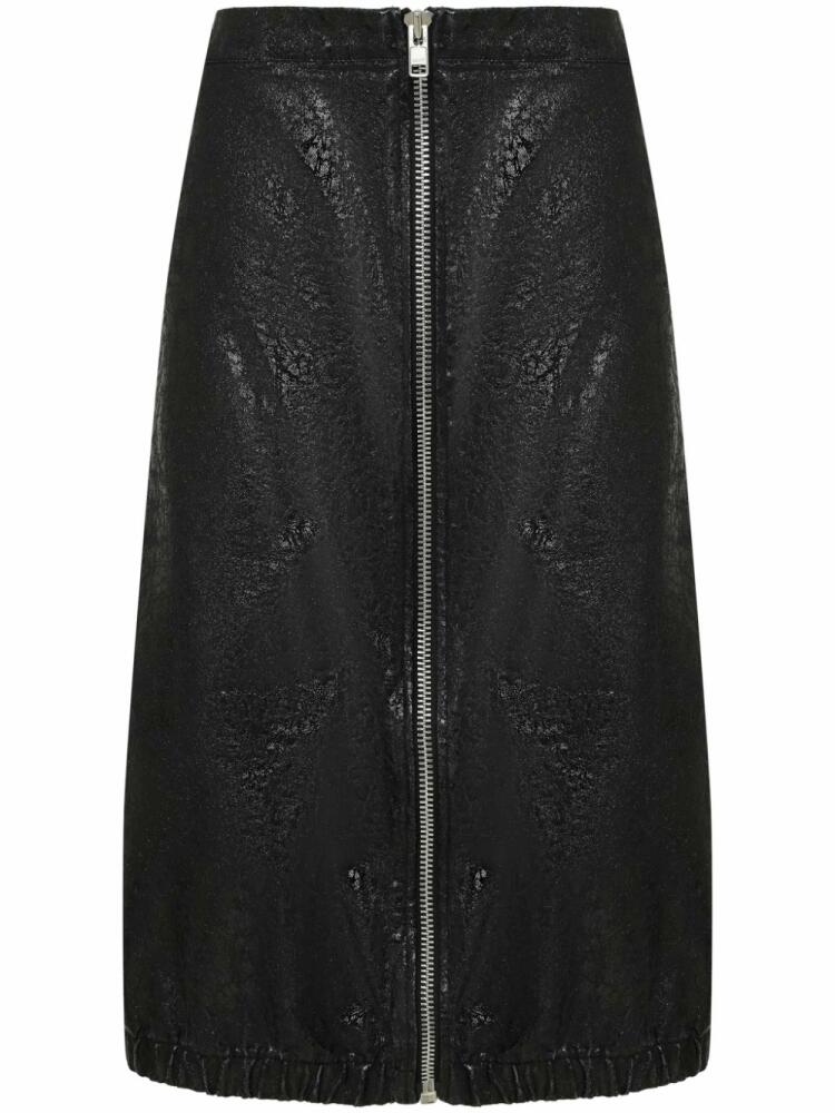 Uma | Raquel Davidowicz zipped midi skirt - Black Cover