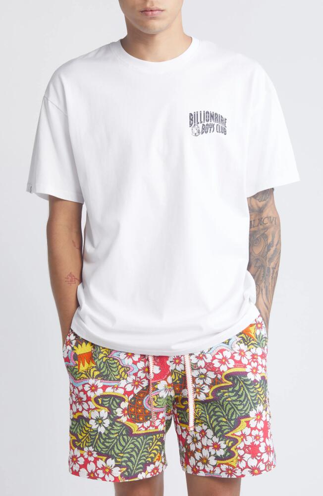 Billionaire Boys Club Small Arch Logo Cotton Graphic T-Shirt in Bleach White Cover