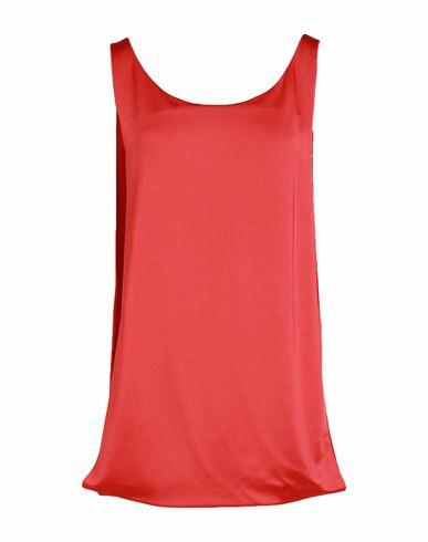 Marni Woman Mini dress Red Viscose, Elastane Cover