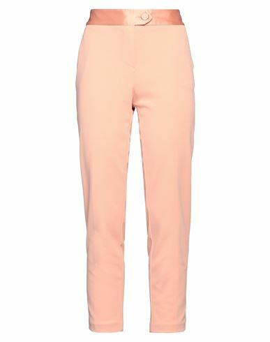 Imperial Woman Pants Salmon pink Polyester, Elastane Cover