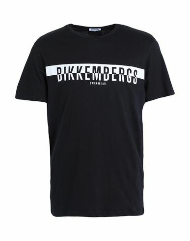 Bikkembergs Man T-shirt Black Cotton Cover