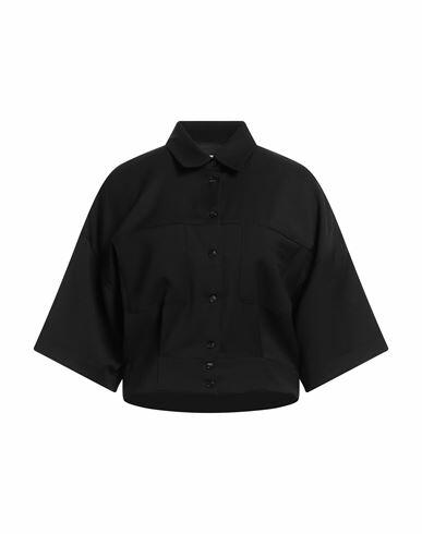 Ambush Woman Shirt Black Cotton, Nylon Cover