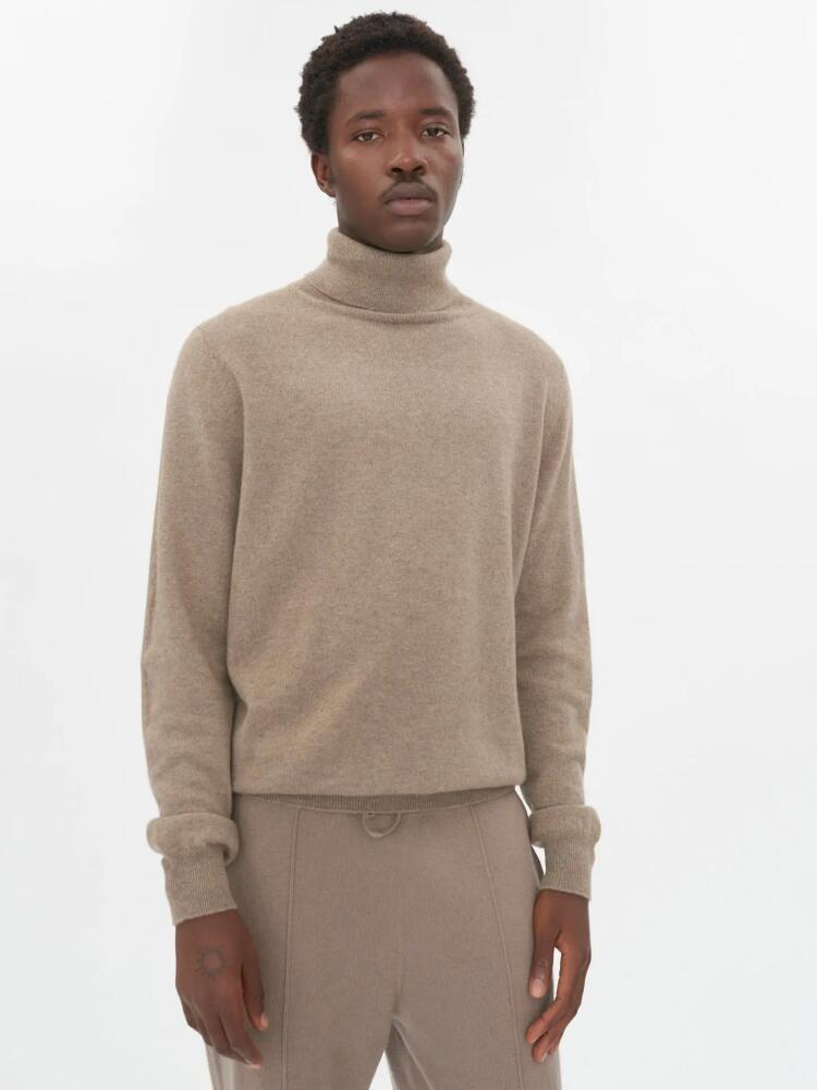 Gobi Cashmere Turtle Neck in Taupe Cover