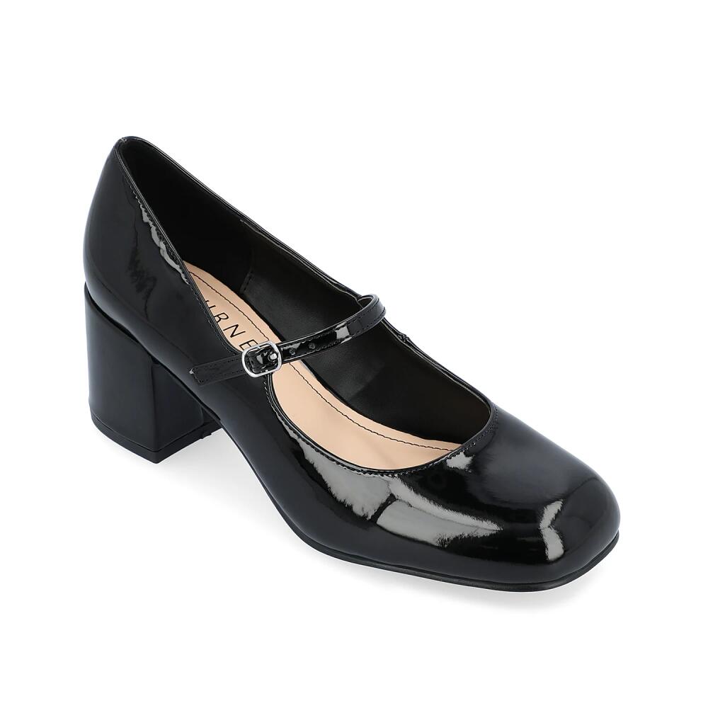 Journee Collection Wide Width Okenna Mary Jane Pump | Women's | Black Cover