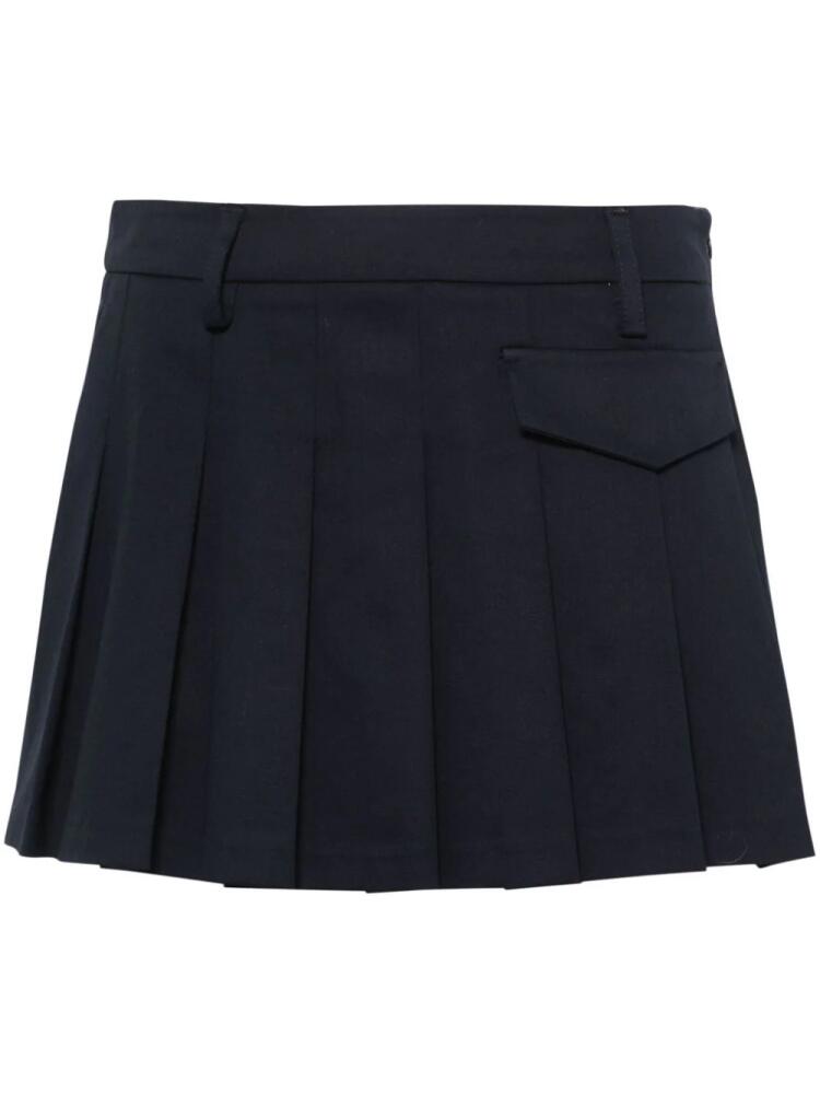 Blanca Vita Gladio pleated mini skirt - Blue Cover