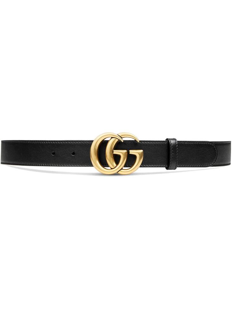 Gucci GG Marmont leather belt - Black Cover