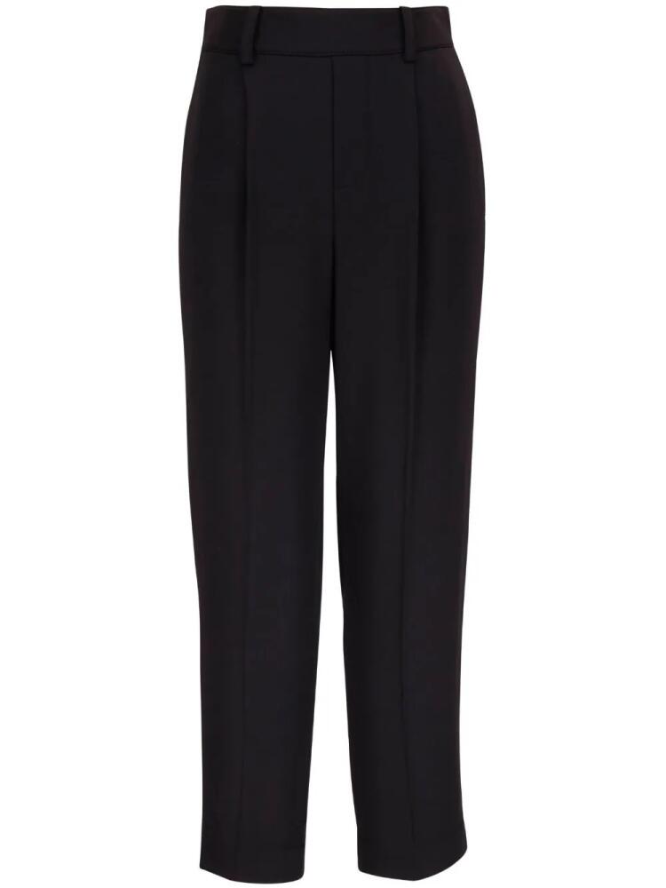 Vince high-waist tapered-leg trousers - Black Cover