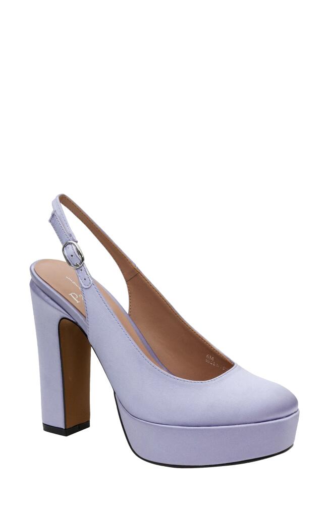 Linea Paolo Ivie Slingback Platform Pump in Lilac Cover