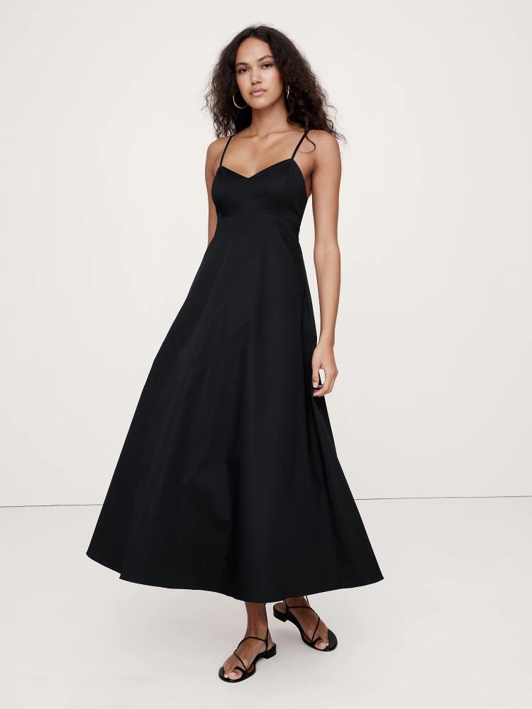 Banana Republic Poplin Cut-Out Maxi Dress Cover