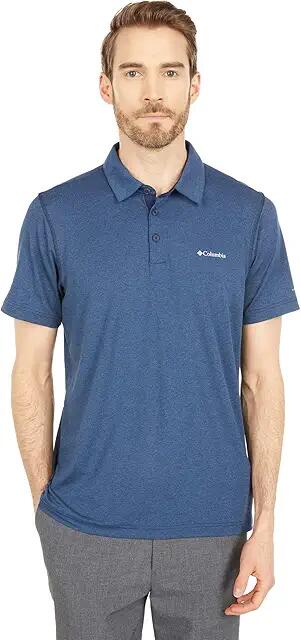 Columbia Tech Trail Polo (Collegiate Navy) Men's Short Sleeve Pullover Cover